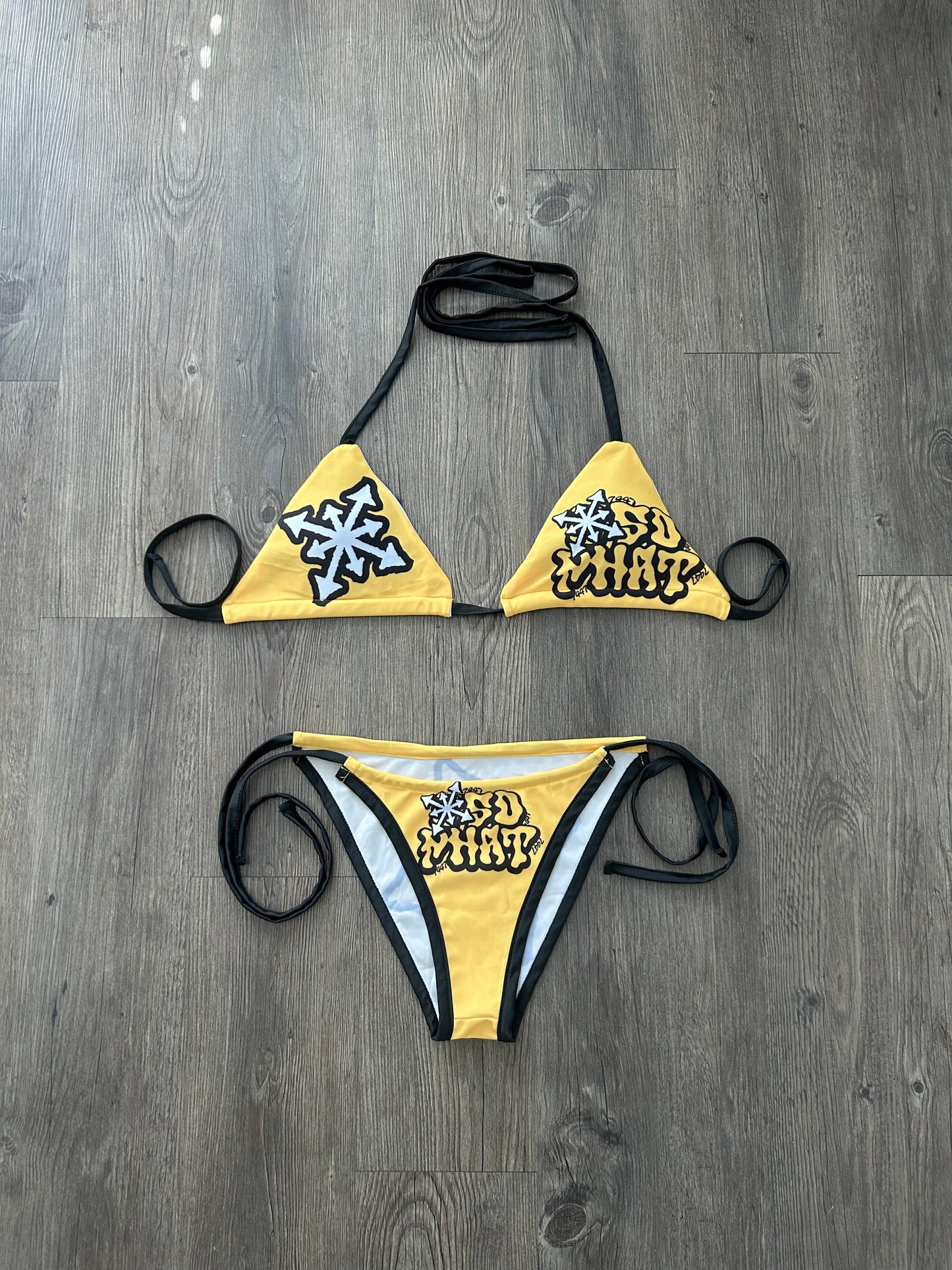 Oso Phat “Directional” 2 Piece Swim Set