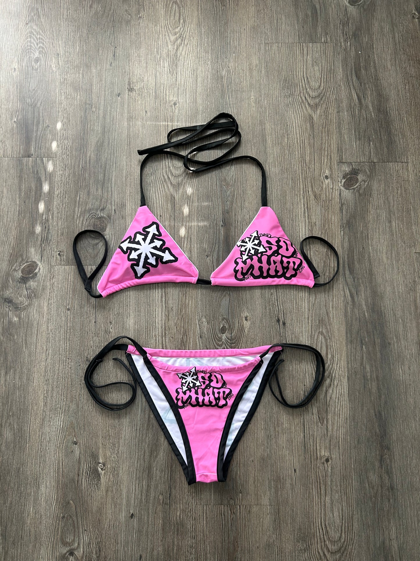Oso Phat “Directional” 2 Piece Swim Set